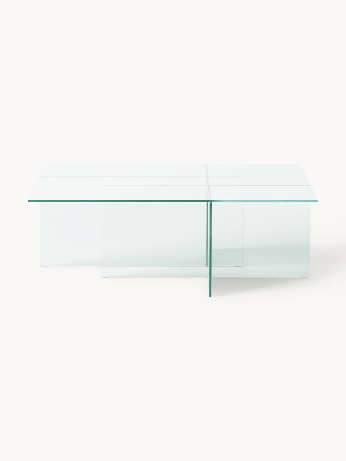 Anoubel Glass Coffee Table, W 102 cm