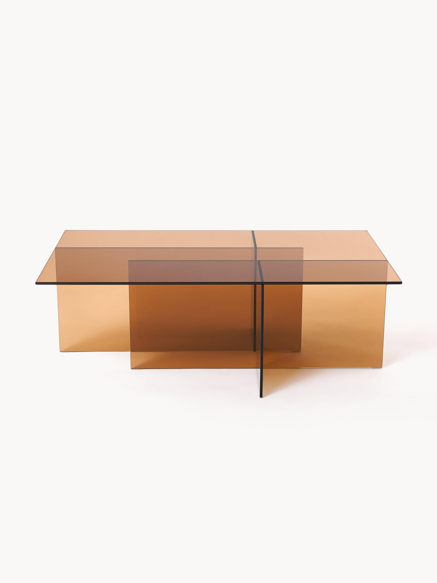 Anoubel Glass Coffee Table, W 102 cm