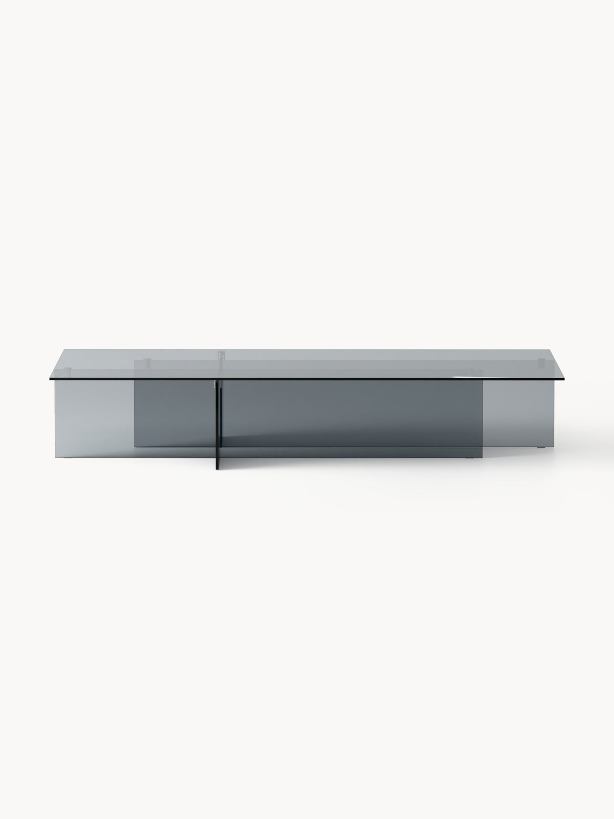 Anoubel Large Glass Coffee Table, W 160 cm
