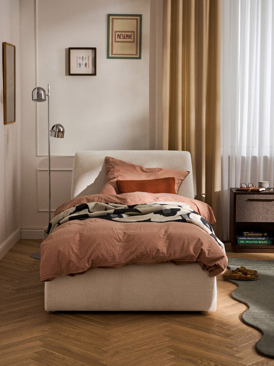 Clonardi Single Bed, Upholstered