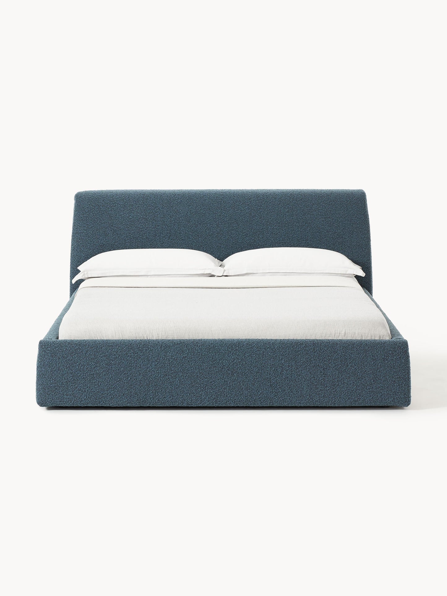 Clonardi Upholstered Bed in Bouclé