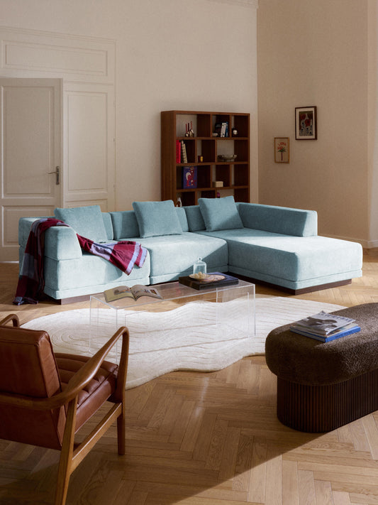 Colucci Corner Module with Ottoman
