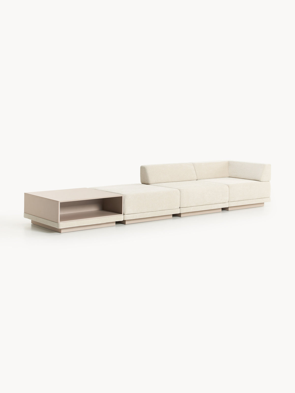 Colucci Modular Sofa (4-Seater) with Coffee Table & Ottoman