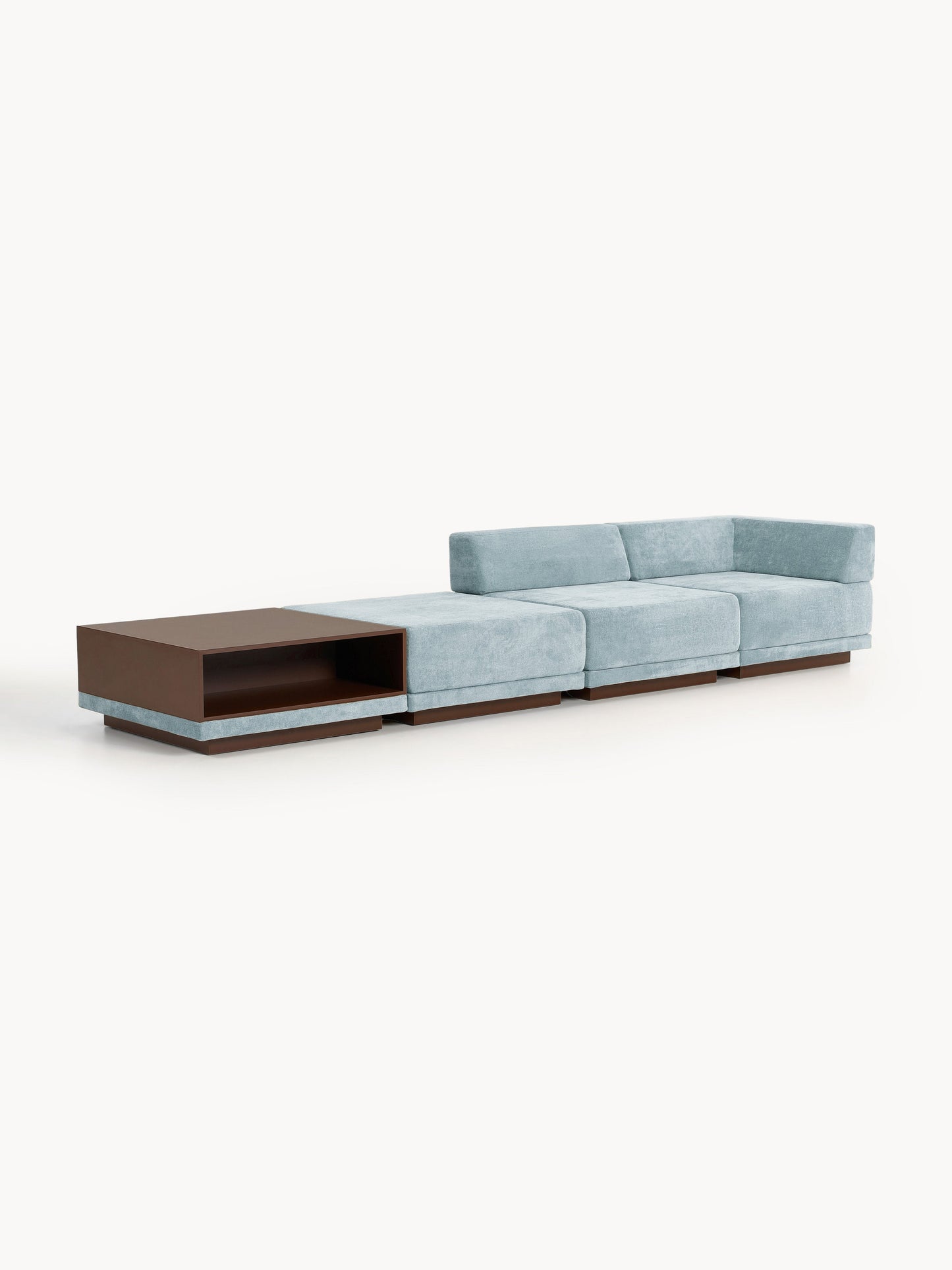 Colucci Modular Sofa (4-Seater) with Coffee Table & Ottoman