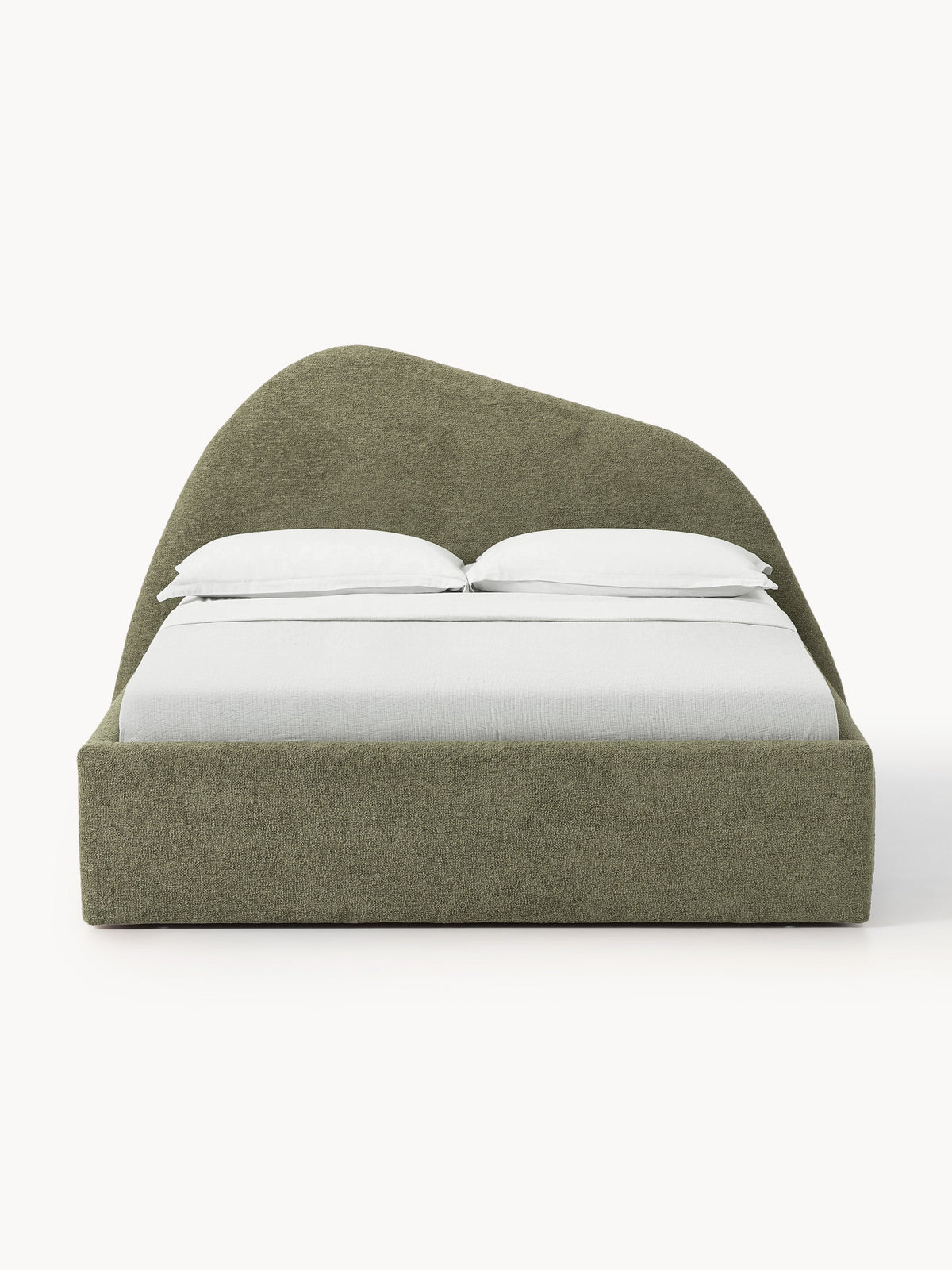 Garmont Upholstered Bed in Bouclé