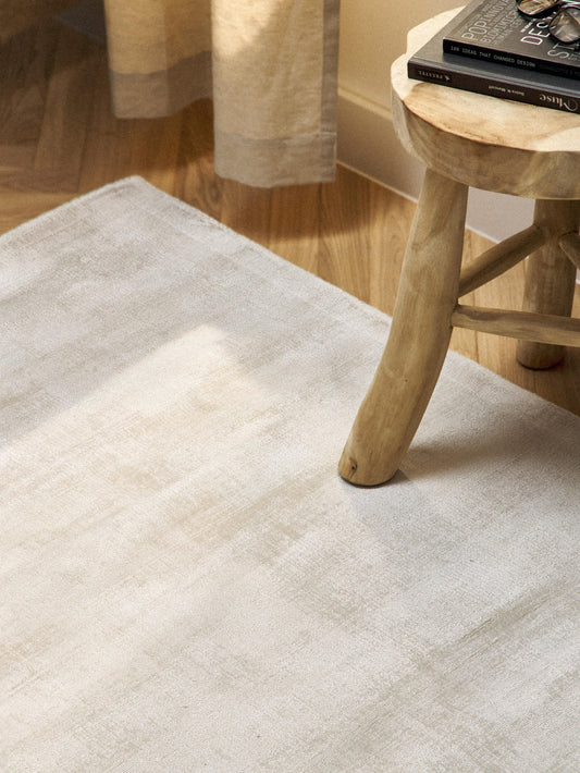 Jaselvi Viscose Rug, Hand-Woven