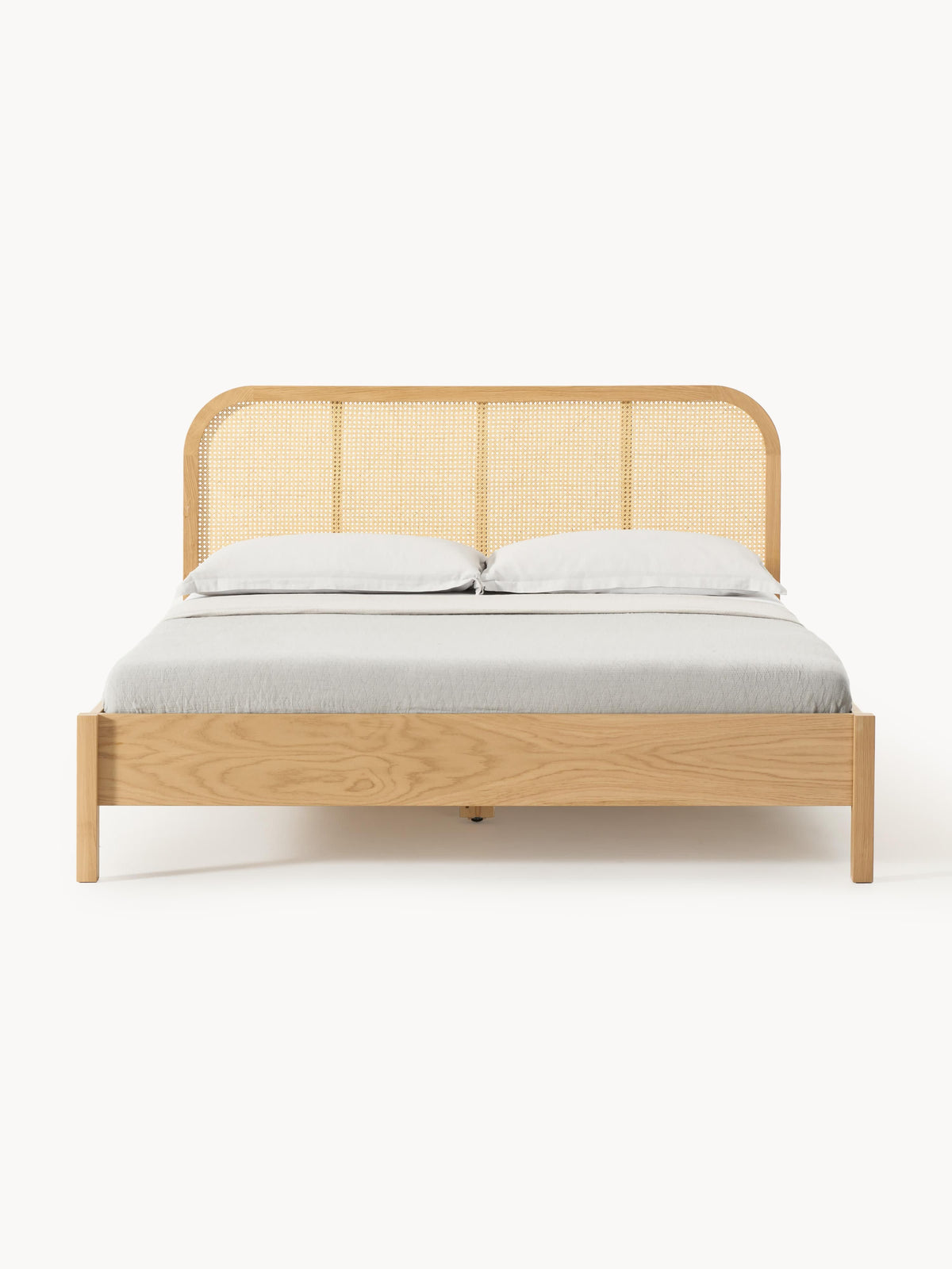 Jonquest Wooden Bed with Vienna Cane Headboard