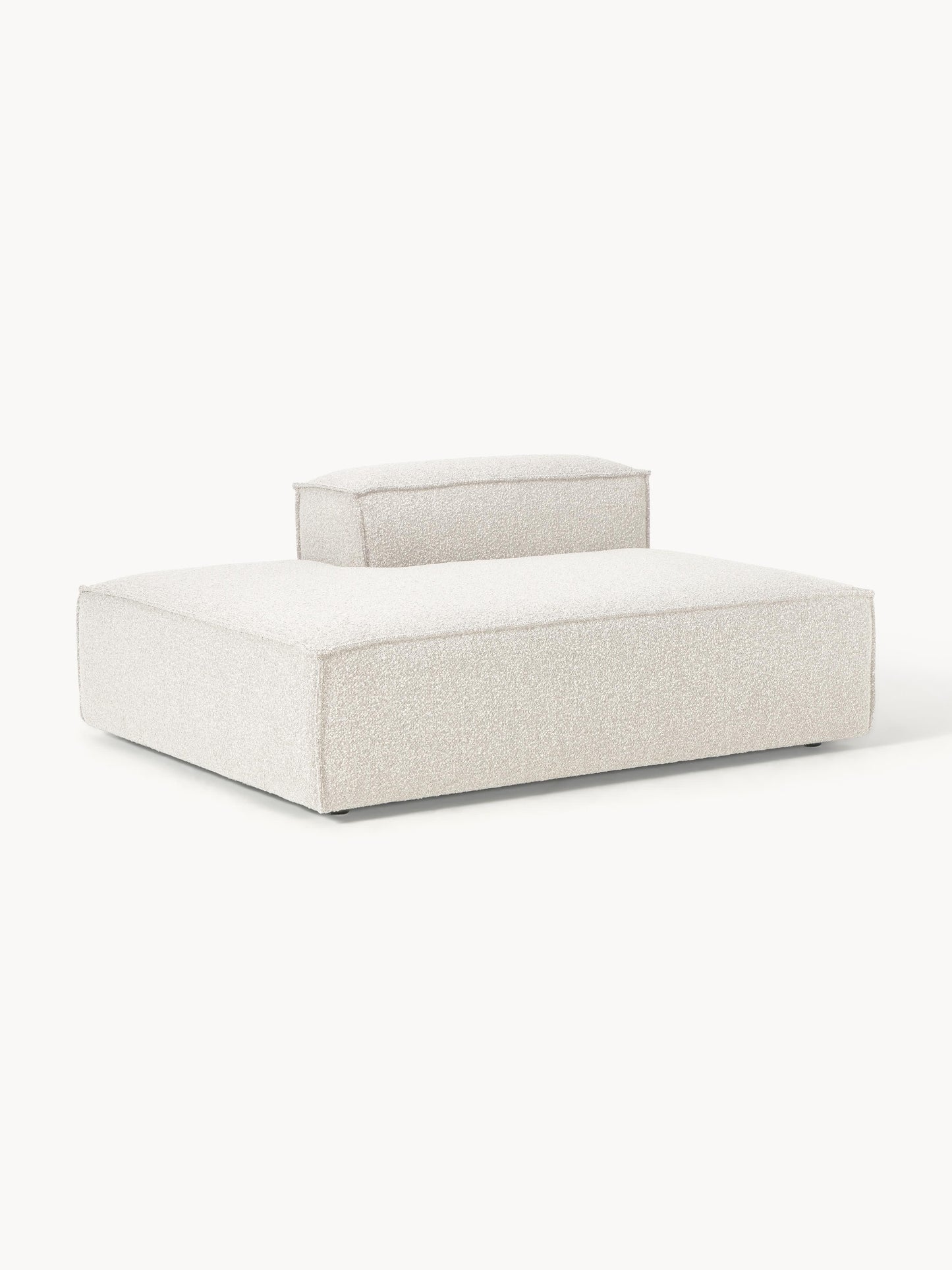 Lenroven Bouclé Ottoman Module