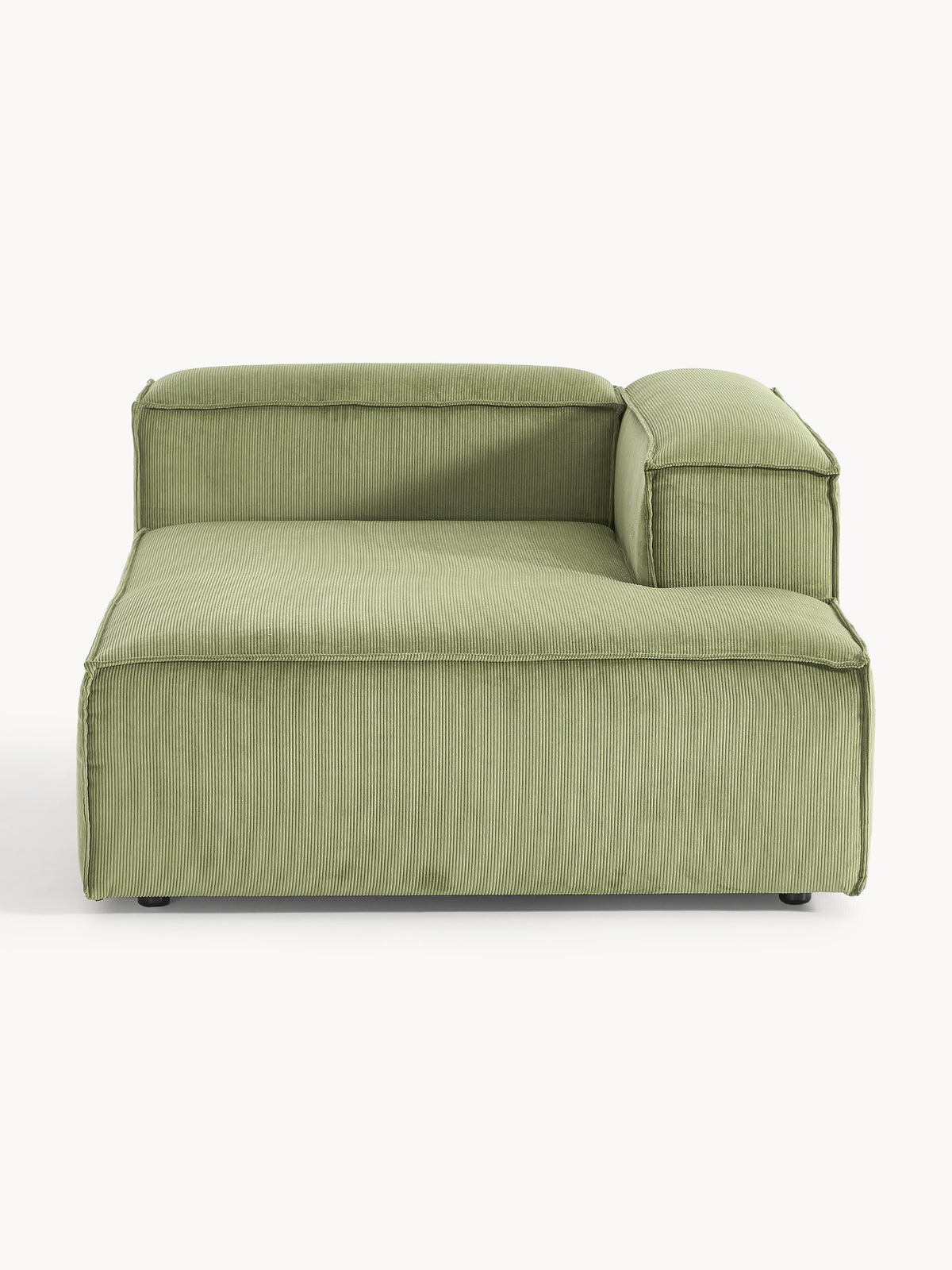 Lenroven Corduroy Ottoman Corner Module