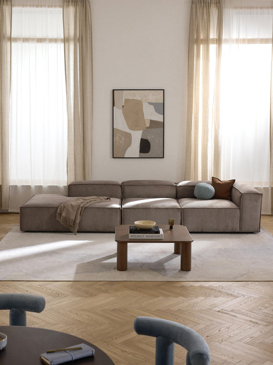 Lenroven Corduroy Ottoman Module