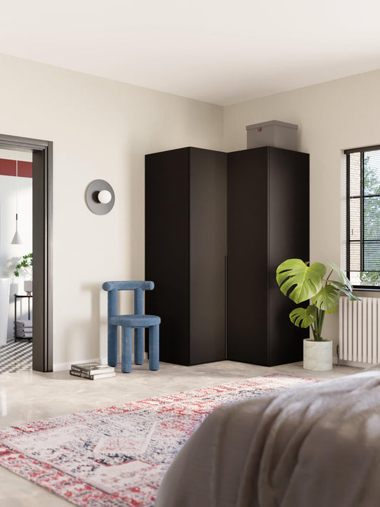 Lenvino Modular Corner Wardrobe, 115 cm Wide, in Various Sizes