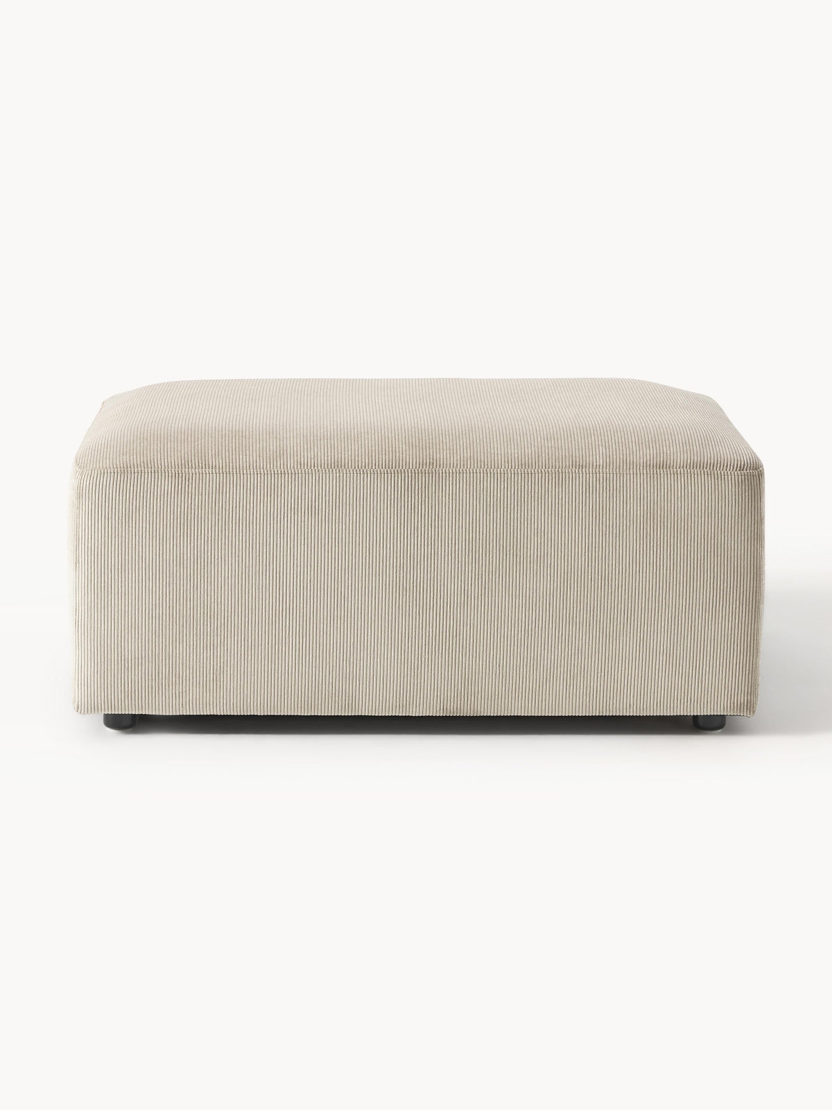 Melvorna Corduroy Stool, W 99 x D 72 cm