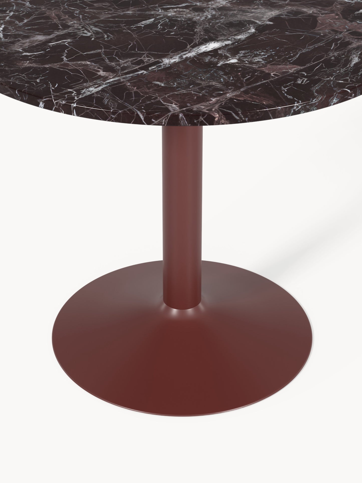 Milforte Marble Round Dining Table, Ø 90 cm