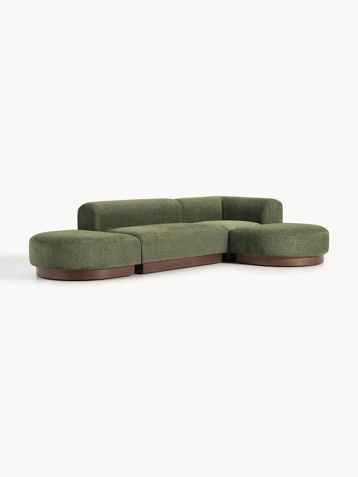Natvorna Modular Teddy Bouclé Corner Sofa