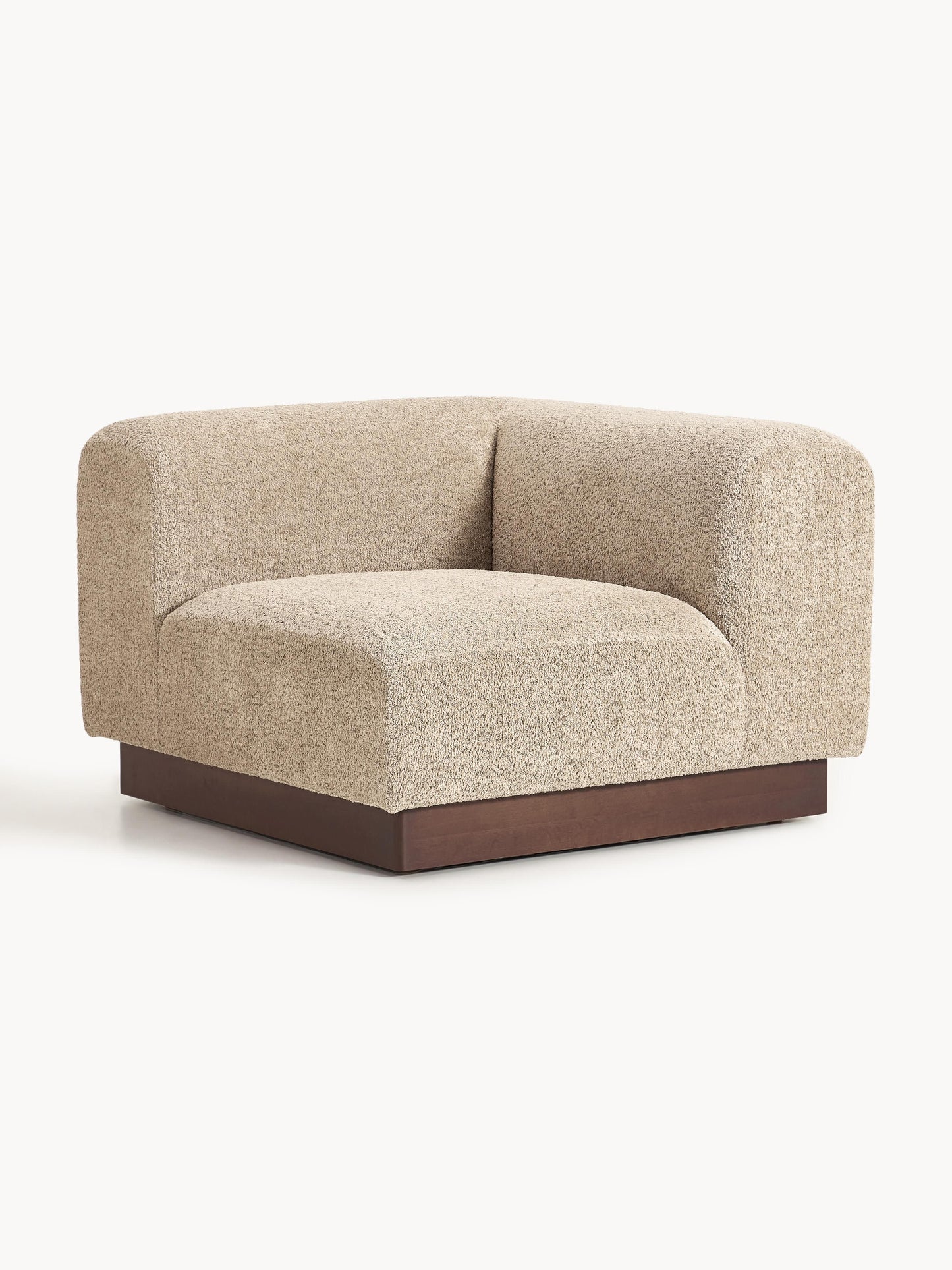 Natvorna Teddy Bouclé Corner Module