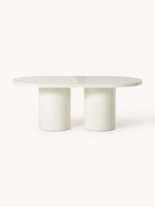 Saydora Oval Garden Dining Table, 200 x 100 cm