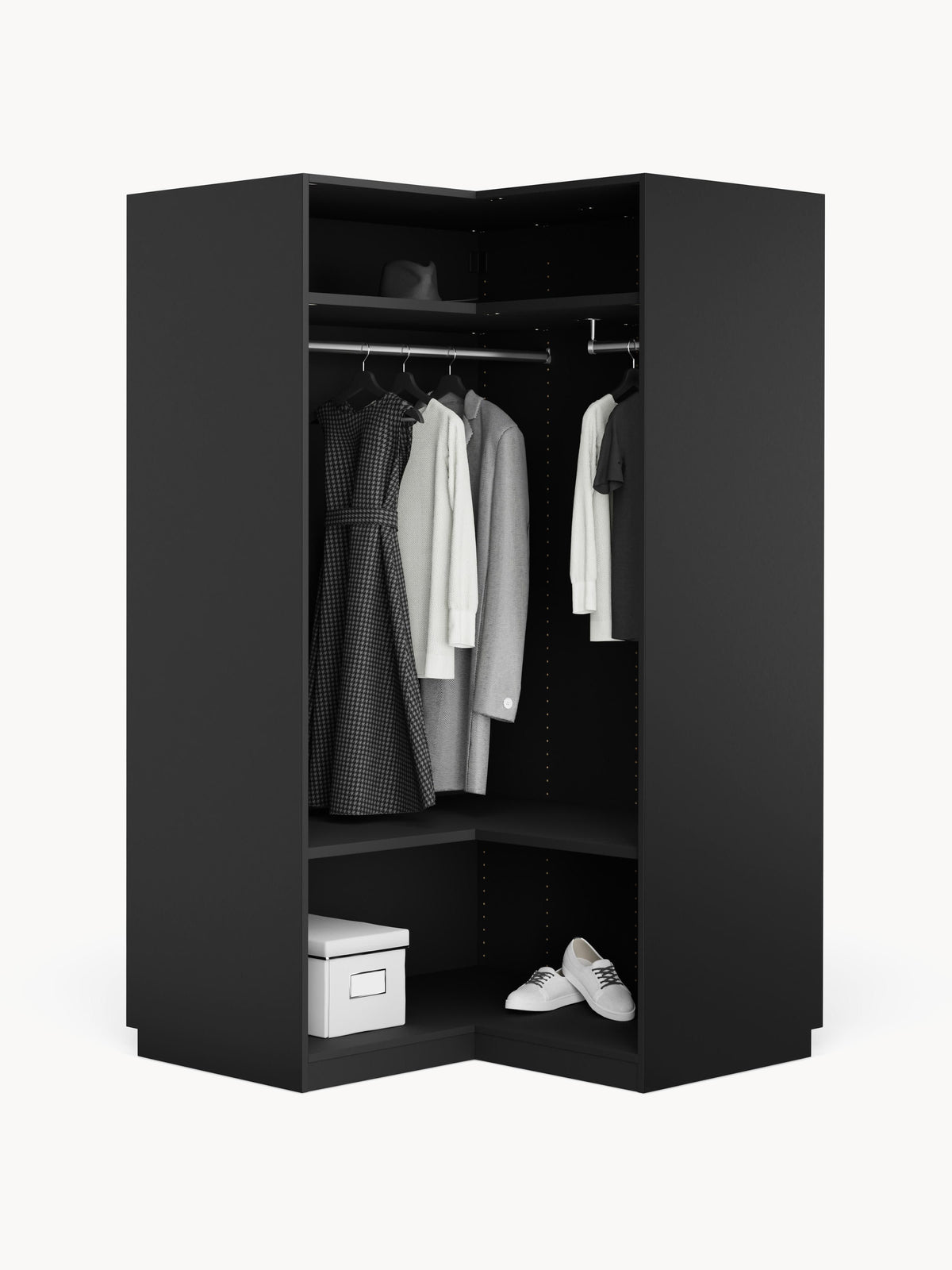 Simneva Modular Corner Wardrobe, 115 cm Wide