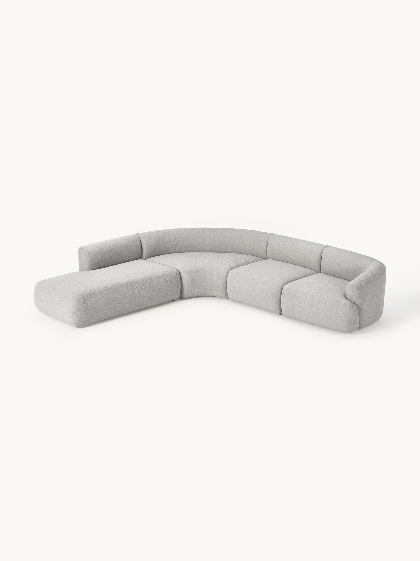 Trevanna Modular Corner Sofa (4-Seater) in Bouclé