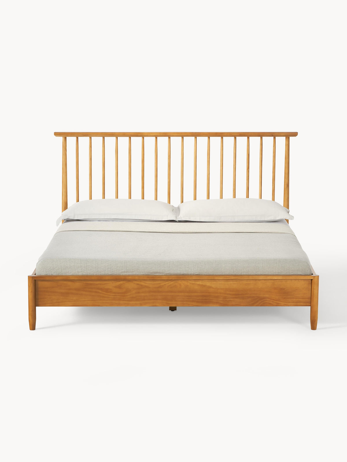 Winado Wooden Bed with Pine Headboard