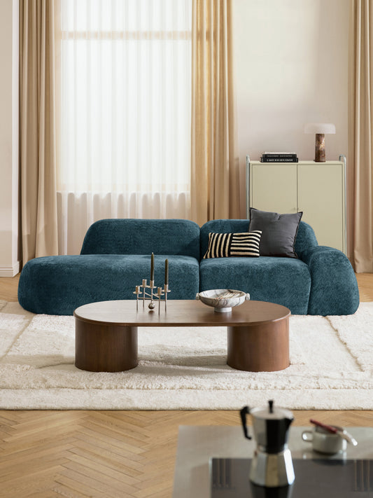 Wolbrenna Teddy Bouclé Modular Chaise (3-Seater)