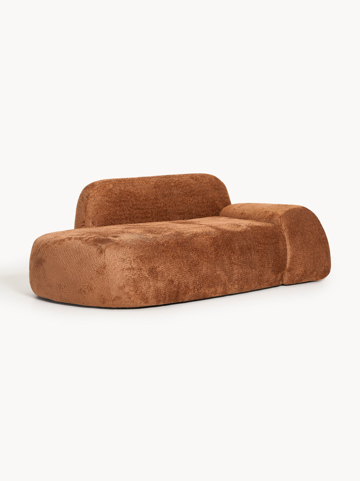 Wolbrenna Teddy Bouclé Sofa (2-Seater) with Chaise Longue
