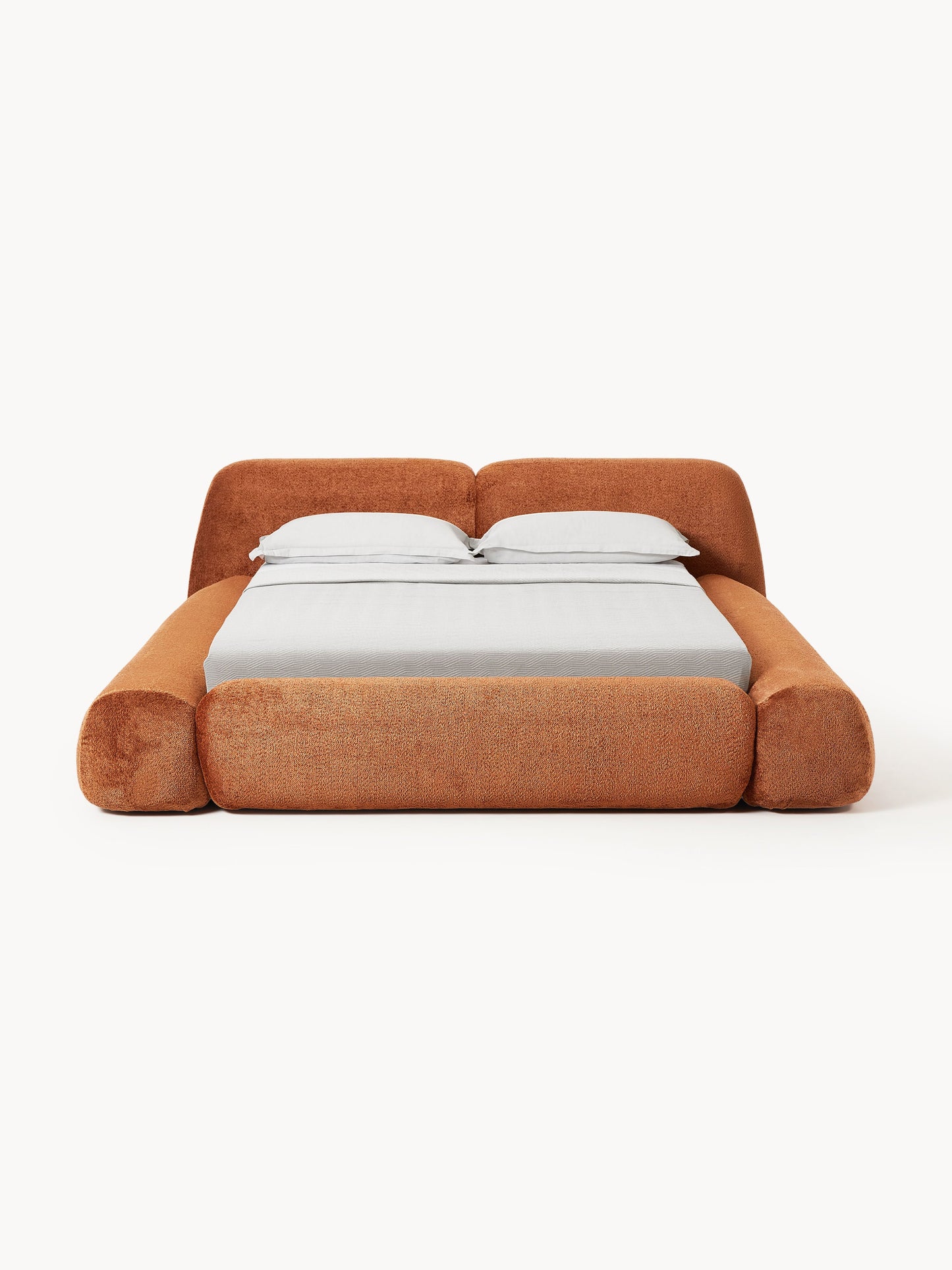 Wolbrenna Teddy Bouclé Upholstered Bed