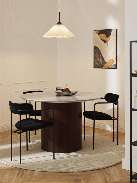Abvestra Marble Round Dining Table, Ø 120 cm