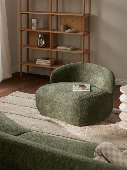 Albordi Lounge Chair in Teddy Bouclé