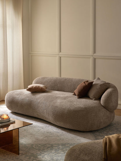 Albordi Teddy Bouclé Sofa (3-Seater)
