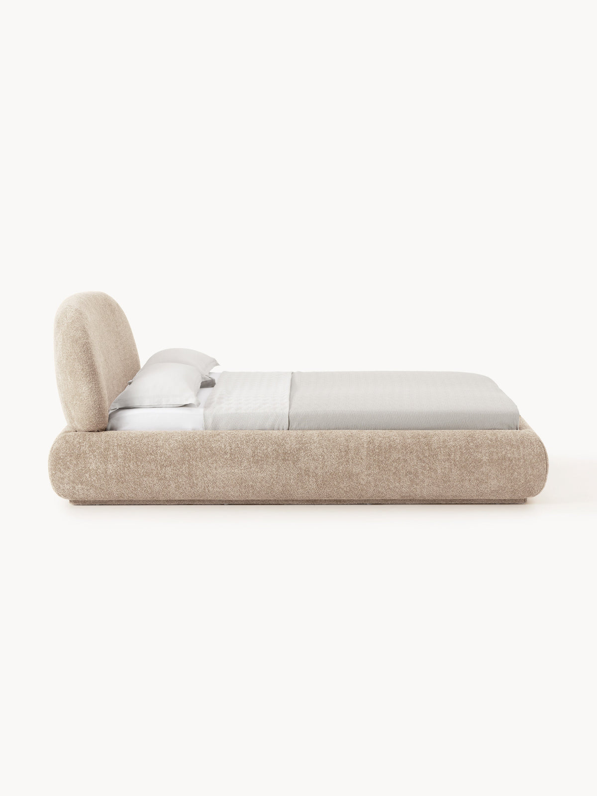 Albordi Teddy Bouclé Upholstered Bed