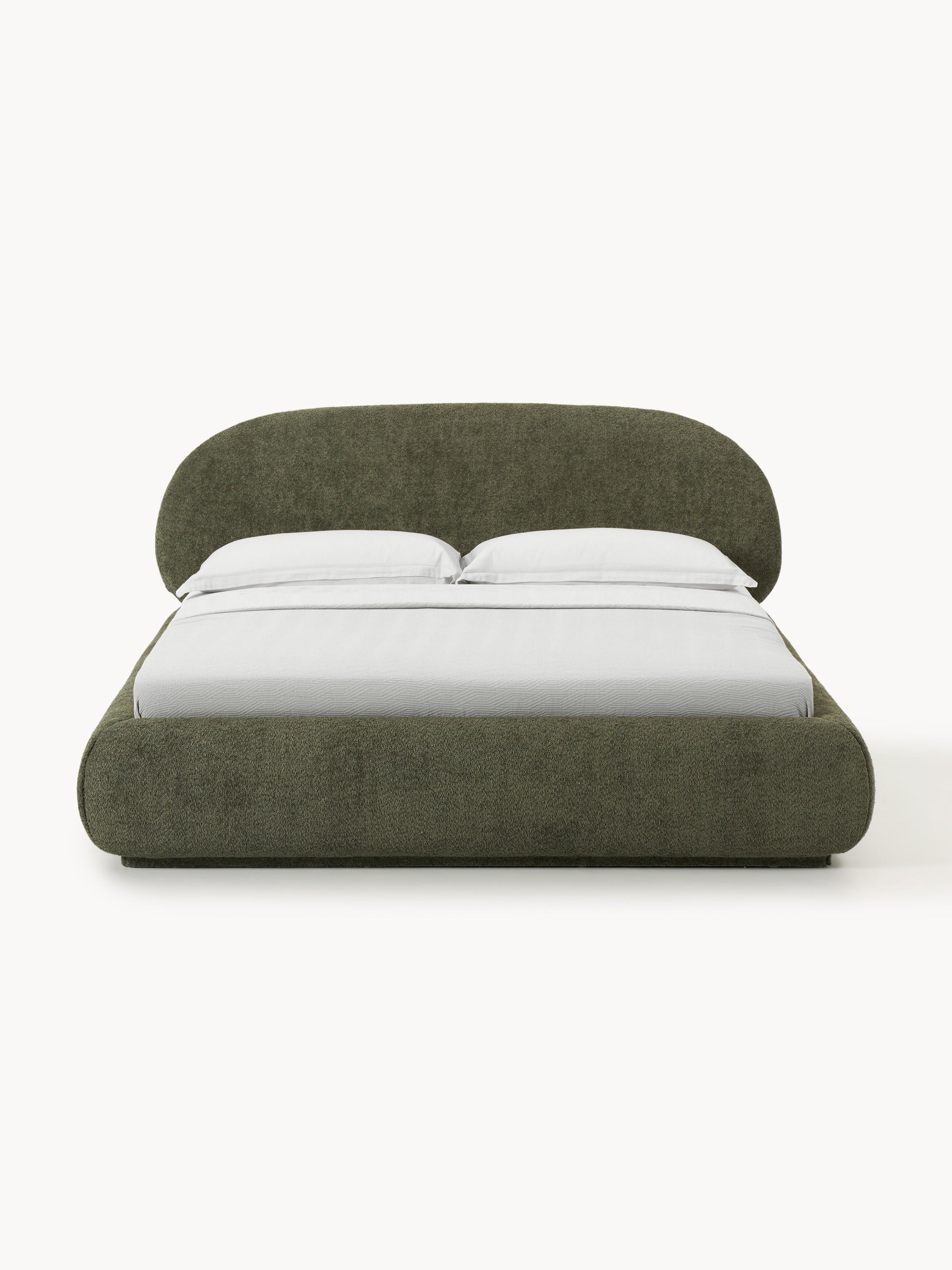 Albordi Teddy Bouclé Upholstered Bed