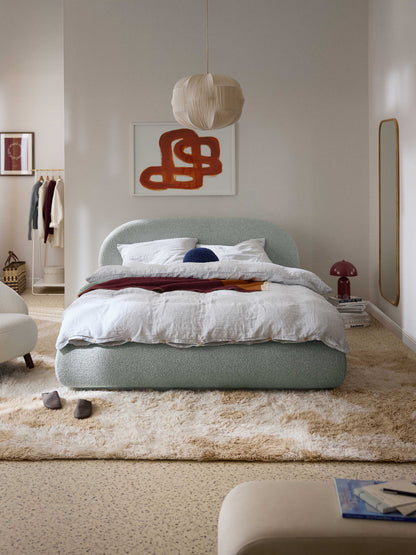 Albordi Upholstered Bouclé Bed