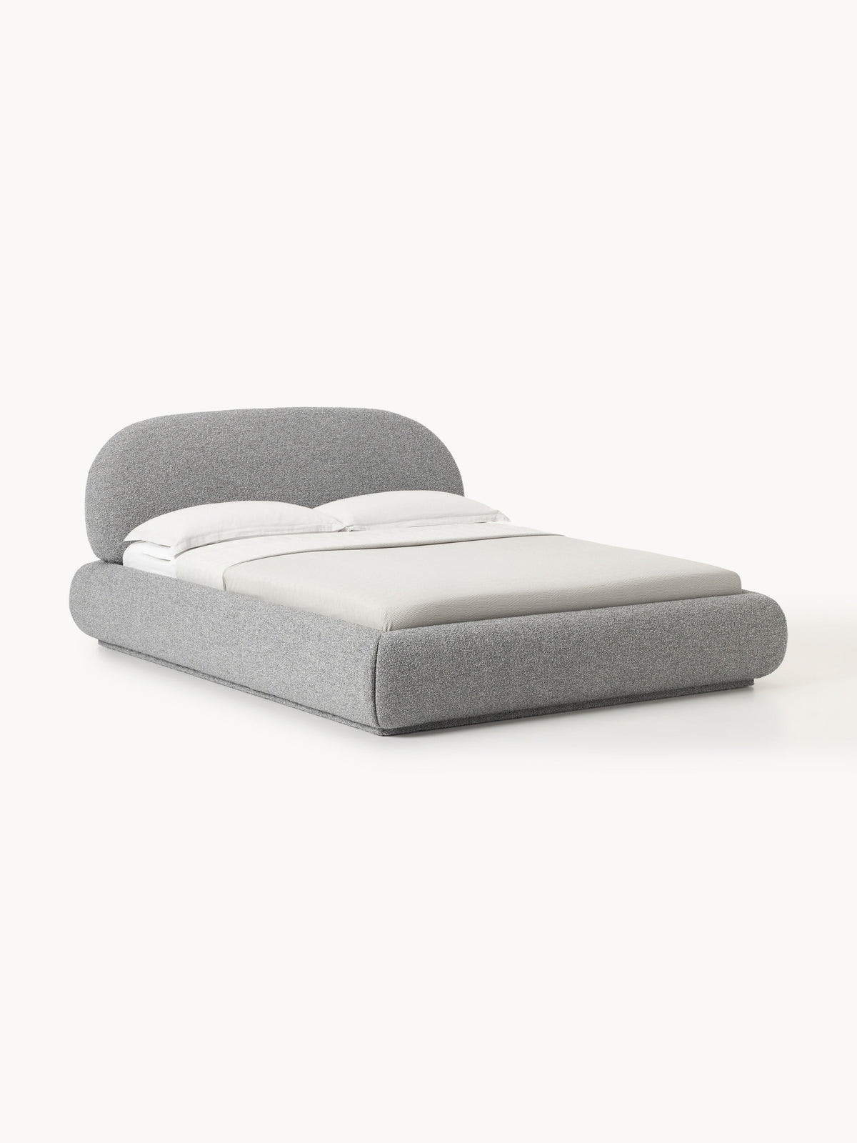 Albordi Upholstered Storage Bed in Bouclé