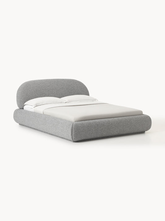 Albordi Upholstered Storage Bed in Bouclé