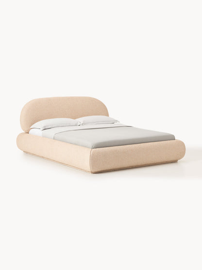 Albordi Upholstered Storage Bed in Bouclé