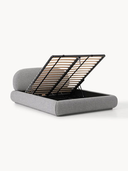 Albordi Upholstered Storage Bed in Bouclé