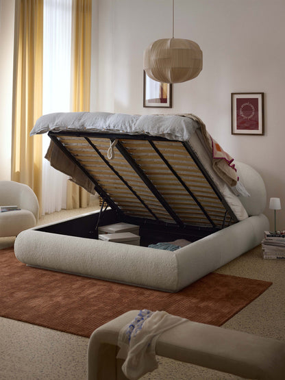 Albordi Upholstered Teddy Bed with Storage