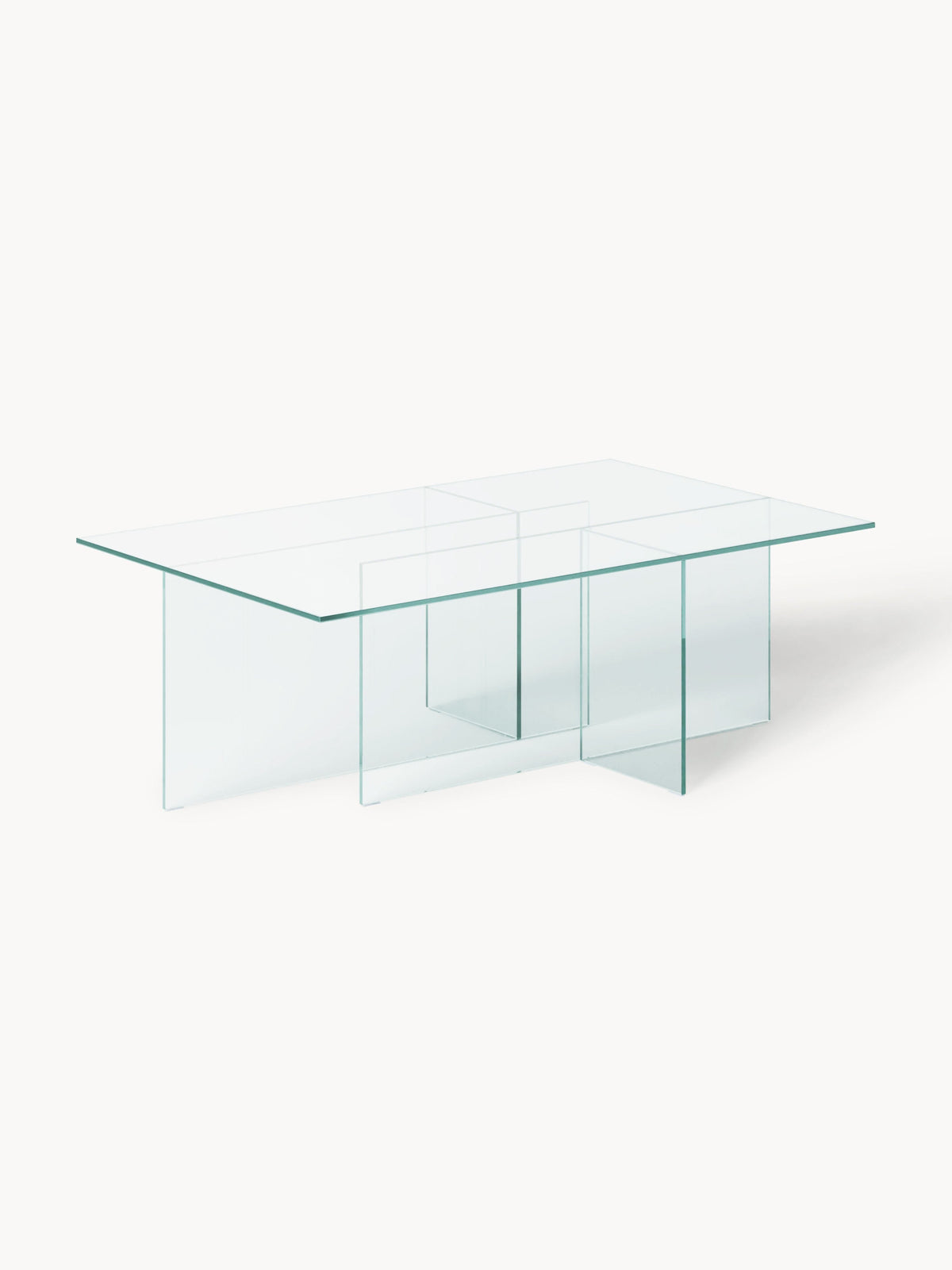 Anoubel Glass Coffee Table, W 102 cm