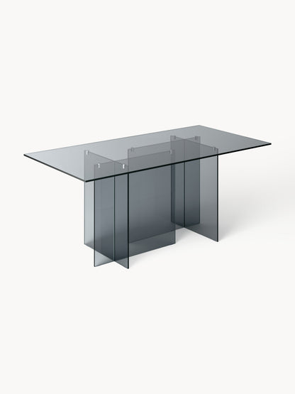 Anoubel Glass Dining Table, 180 x 90 cm