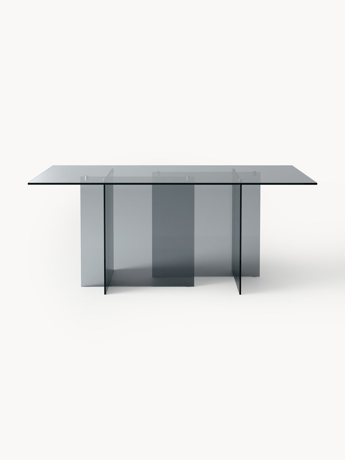 Anoubel Glass Dining Table, 180 x 90 cm