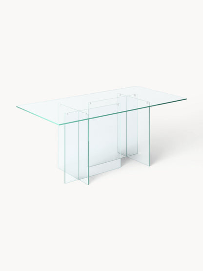 Anoubel Glass Dining Table, 180 x 90 cm