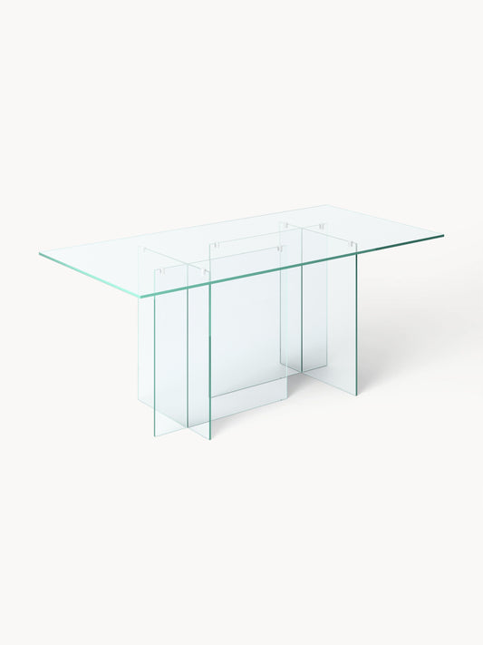 Anoubel Glass Dining Table, 180 x 90 cm