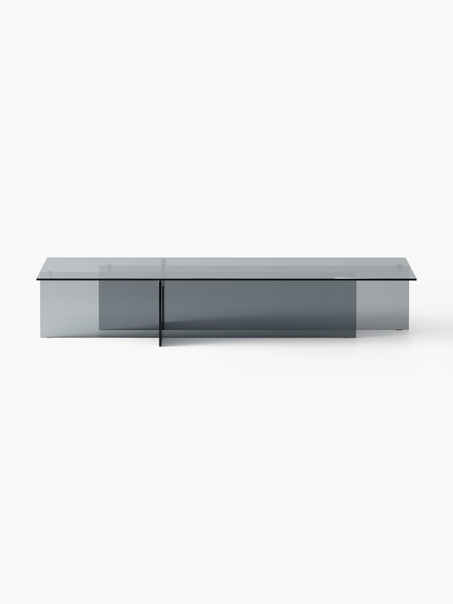 Anoubel Large Glass Coffee Table, W 160 cm