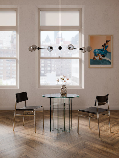 Anoubel Round Glass Dining Table, in Various Sizes