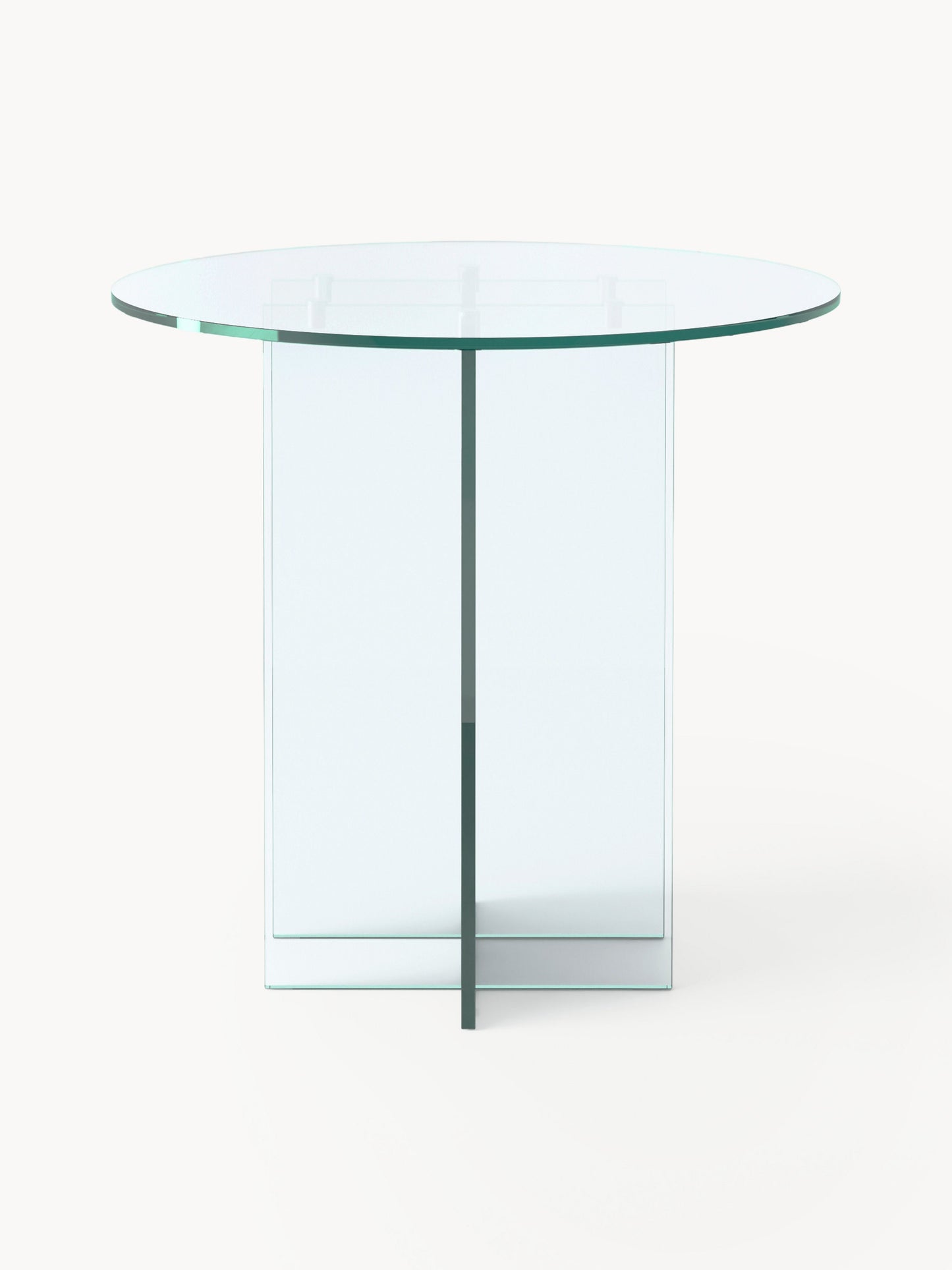 Anoubel Round Glass Dining Table, in Various Sizes