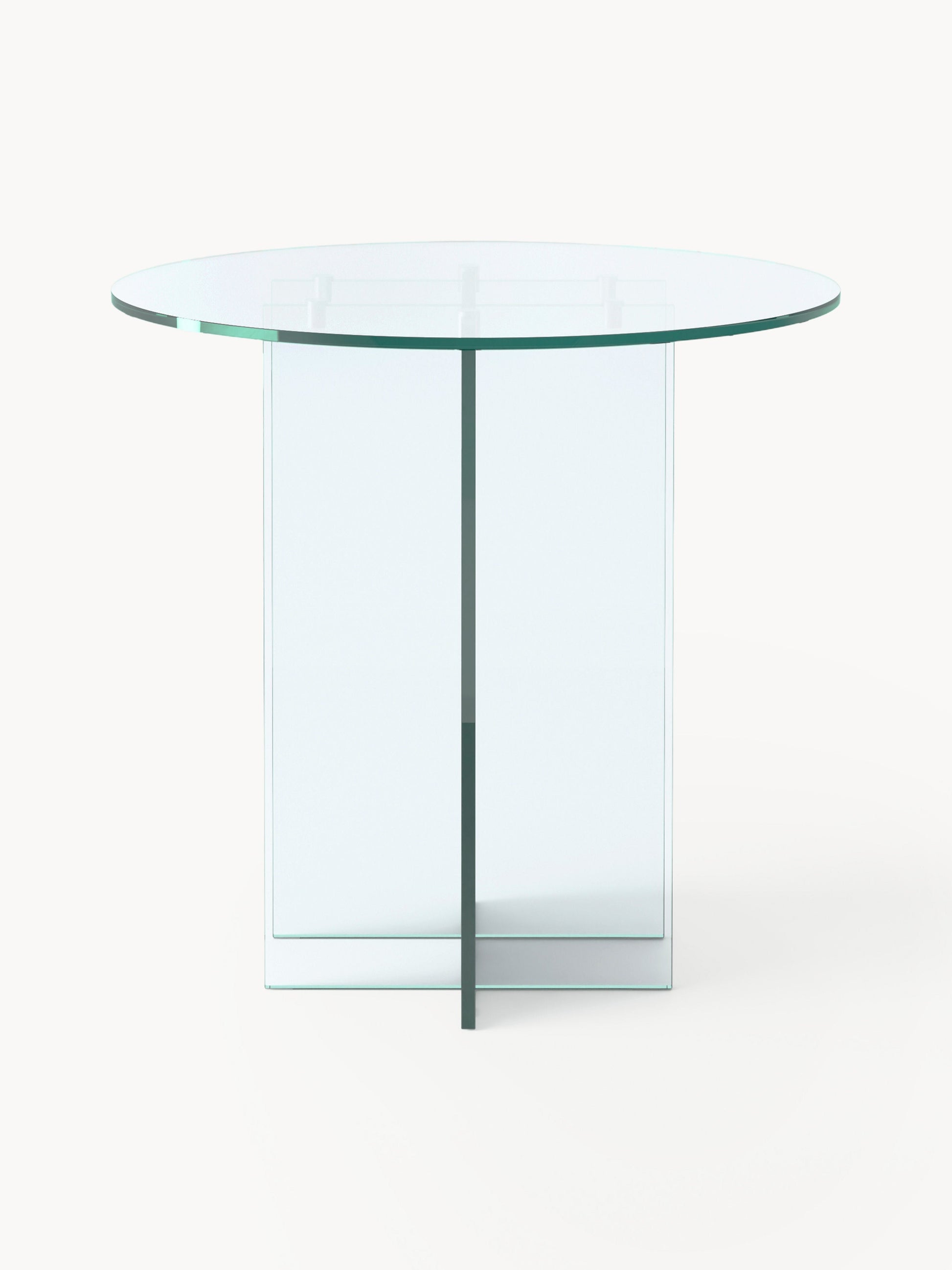 Anoubel Round Glass Dining Table, in Various Sizes
