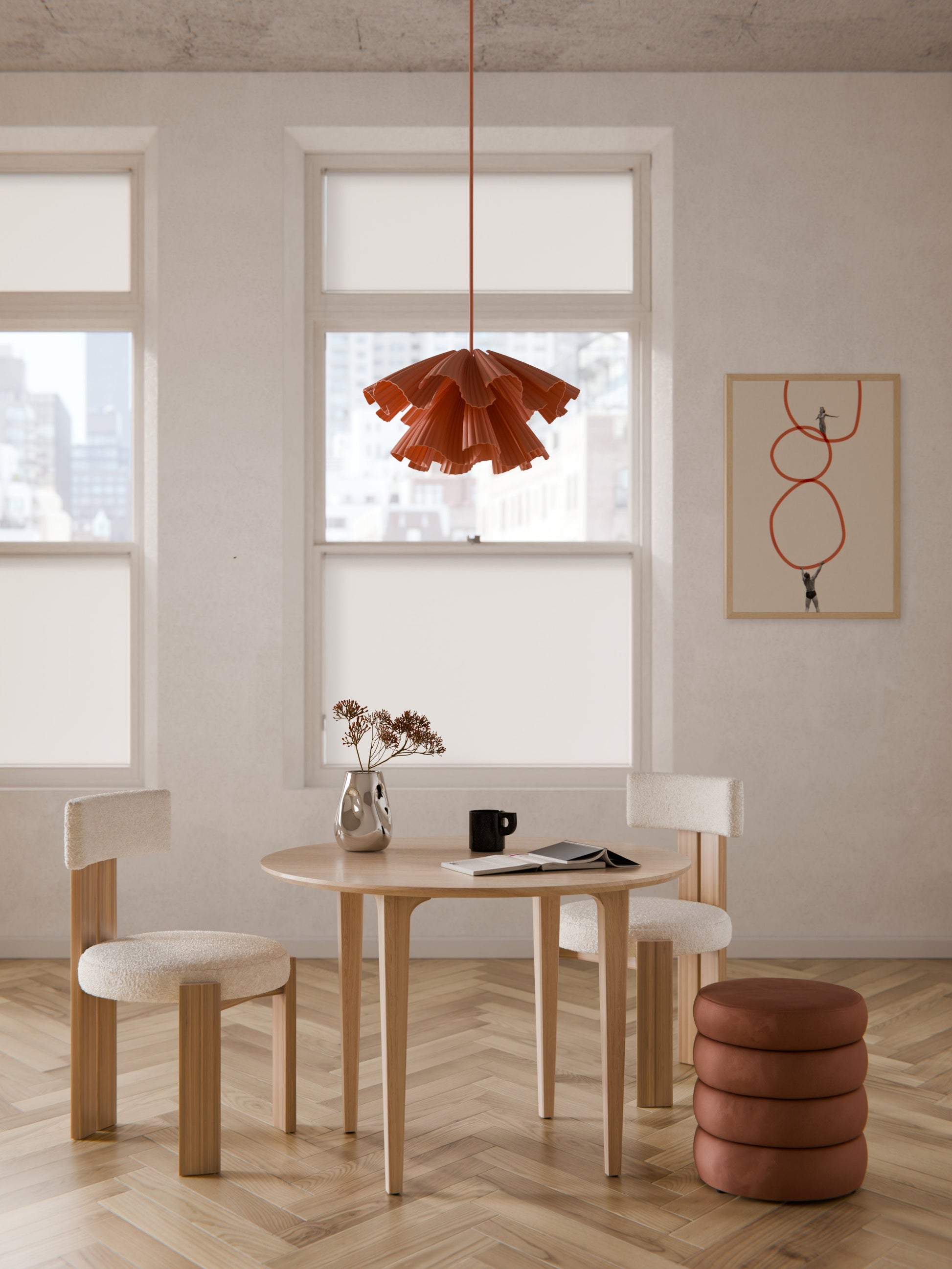Archordi Oak Round Dining Table, Ø 110 cm