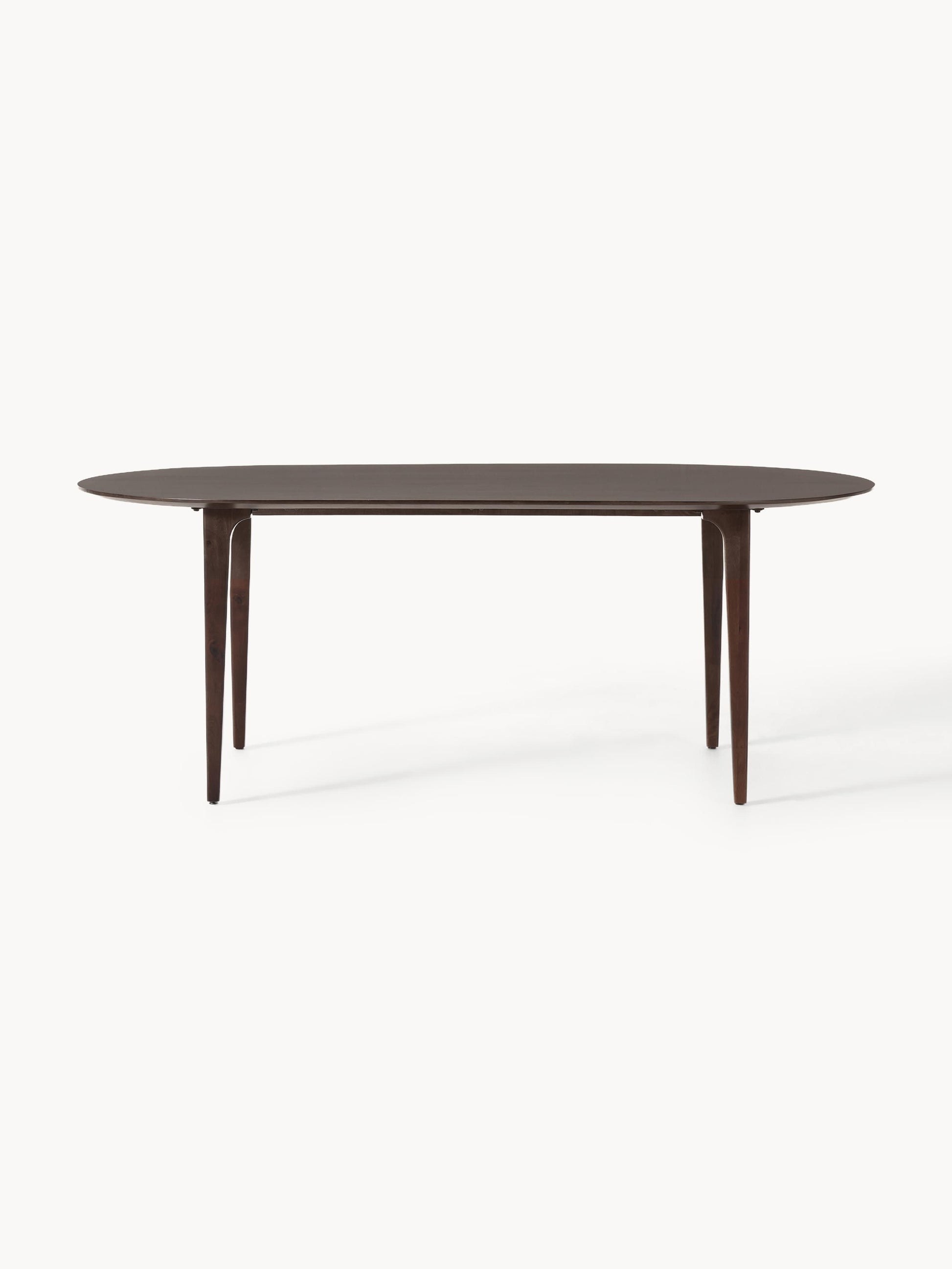 Archordi Oval Mango Wood Dining Table, 200 x 100 cm