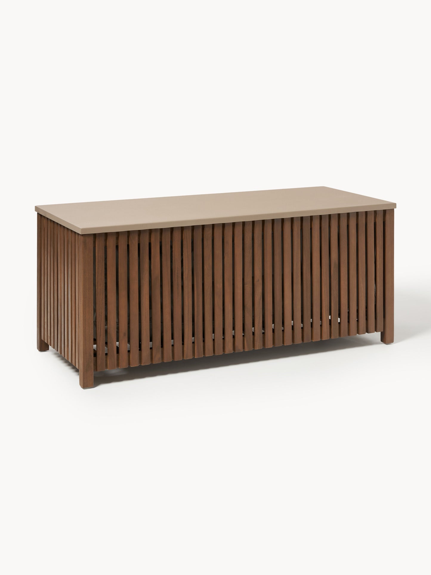 Arkveno Acacia Wood Garden Storage Box with Insert, W 129 cm