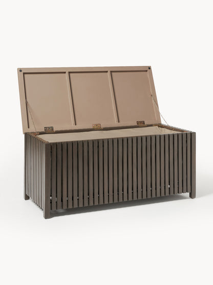 Arkveno Acacia Wood Garden Storage Box with Insert, W 129 cm